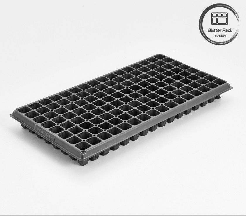 128 셀 PS 식물 보육소용 플라스틱 심기 트레이 0.8mm ~ 1.0mm 두께 식물 발식 트레이