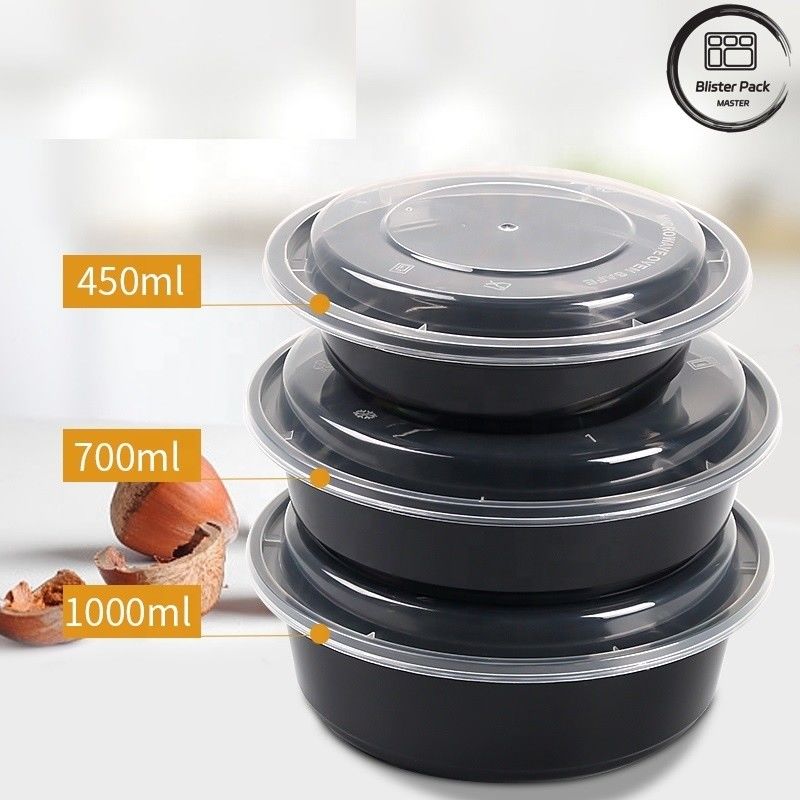일회용 샐러드 컨테이너 BPA 무료 누출 방지 다양한 크기 8oz 12oz 16oz 24oz 32oz