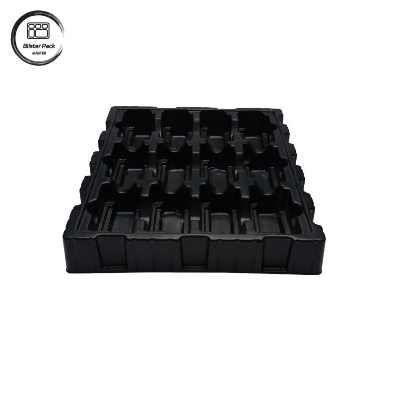 맞춤형 블랙 PS 반 정적 전자 트레이, PCB 및 전자 부품에 대한 ESD 블러스터 패키지